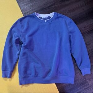 Periwinkle / light cornflower blue crew neck